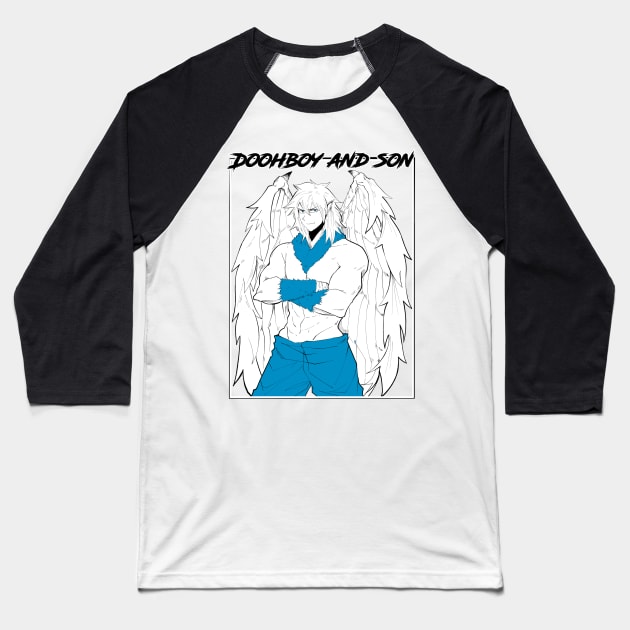 Doohboy Baseball T-Shirt by The Doohboy and Son Family